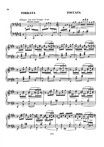 Balakirev - Toccata - Score