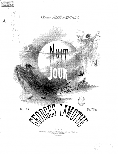 Lamothe - Nuit et jour - Score