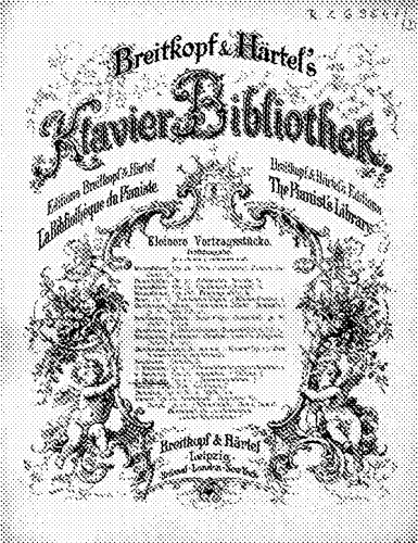 Beliczay - 3 Stammbuchblätter - Piano Score - Score