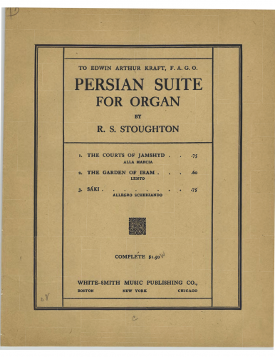 Stoughton - Persian Suite - Score