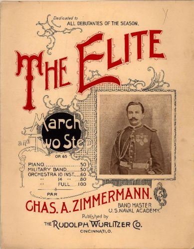 Zimmermann - Elite March, Op. 65 - Score