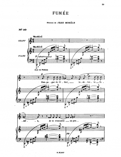 Hahn - Fumée - Score