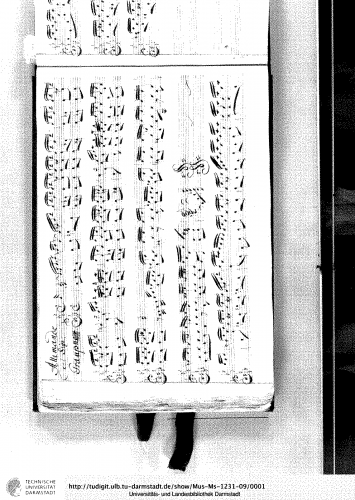 Graupner - Partita in C minor, GWV 132 - Score