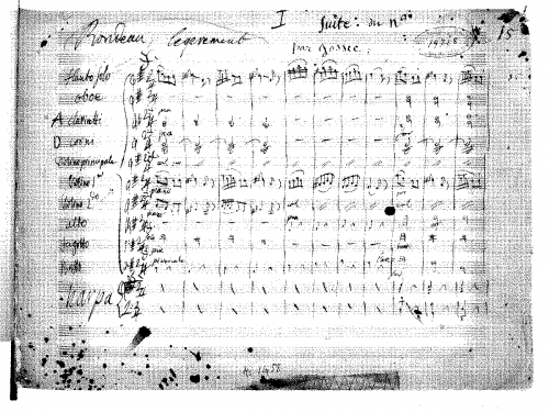 Gossec - Symphonie concertante du Ballet de Mirza - III. Rondeau