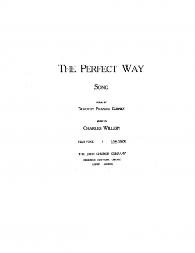 Willeby - The Perfect Way - Score