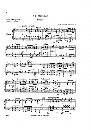 Kjerulf - 3 Pieces - Score