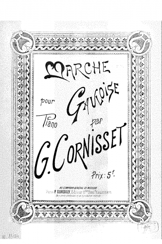 Cornisset - Marche gauloise in E-flat major - Score