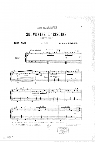 Combaud - Souvenirs d'Issoire - Score