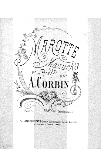 Corbin - Marotte - Score