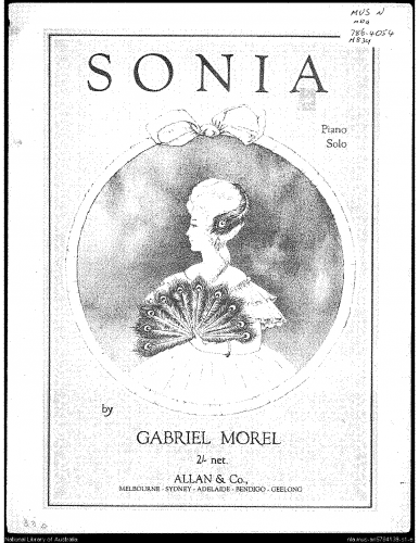 Bunel - Sonia - Score