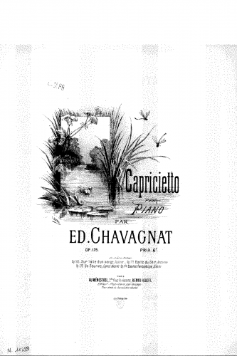 Chavagnat - Capricietto, Op. 175 - Score