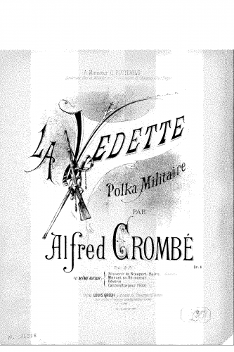 Crombé - La Vedette, Op. 5 - Score