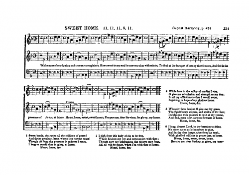 Bishop - Home, Sweet Home - For 3 Voices (Walker) - Score