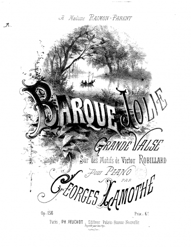 Lamothe - Barque jolie - Score