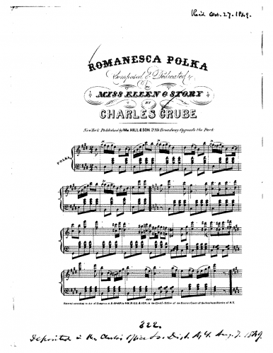 Grube - Romanesca Polka - Score
