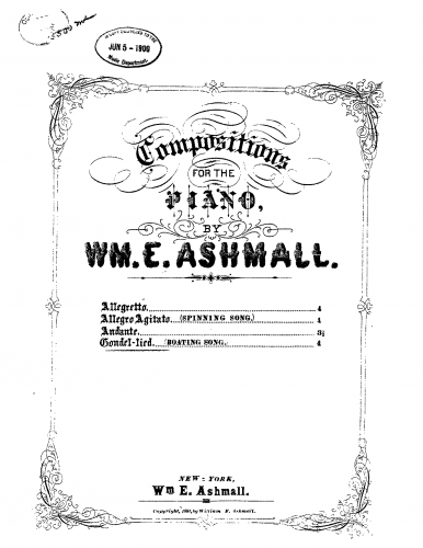 Ashmall - Gondellied - Score
