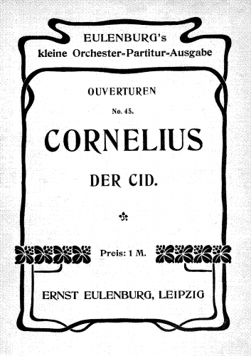 Cornelius - Der Cid - Overture - Score
