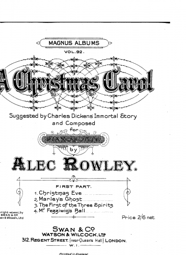 Rowley - A Christmas Carol - Score