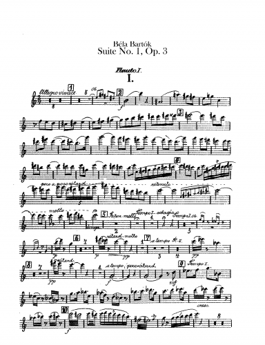 Bartók - Suite No. 1, Op. 3