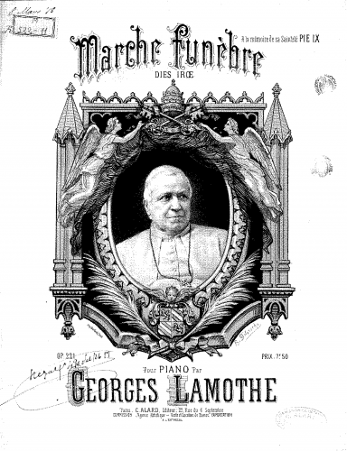 Lamothe - Marche funèbre - Score