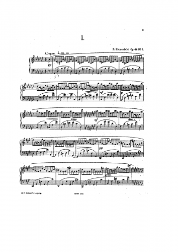 Blumenfeld - 4 Etudes for Piano, Op. 44