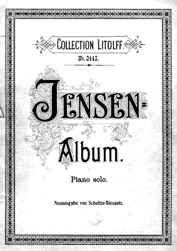 Jensen - Berceuse - Piano Score - Score