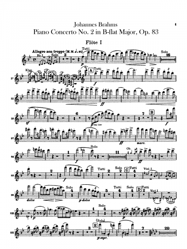 Brahms - Piano Concerto No. 2