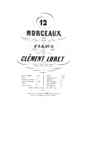 Loret - 12 Piano Pieces - 1. Marche Nuptiale