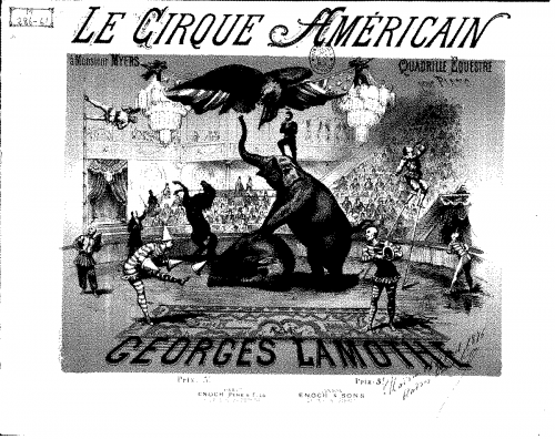 Lamothe - Le cirque américain - Score