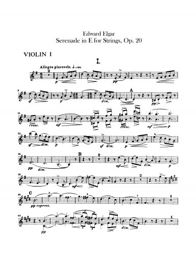 Elgar - Serenade for String Orchestra, Op. 20