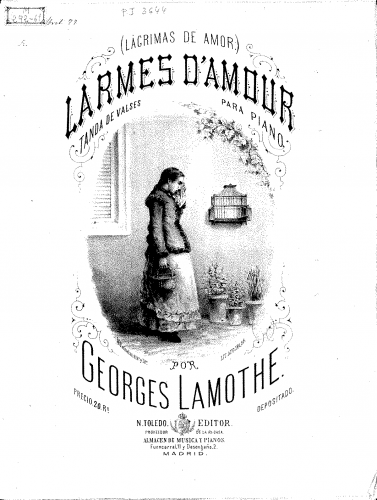 Lamothe - Larmes d'amour - Score