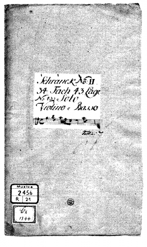 Tartini - Violin Sonata in G major, B.G27 - Score