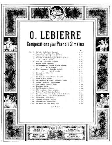 Lebierre - Les Mystérieuses - Score