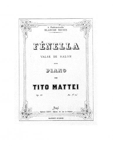 Mattei - Fénella - Score