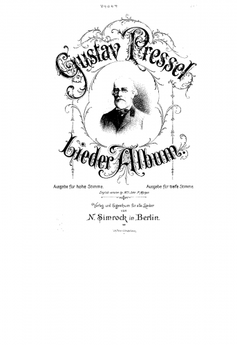 Pressel - Lieder-Album - Score