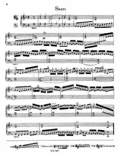 Gabrieli - Praeludium sexti toni - Score