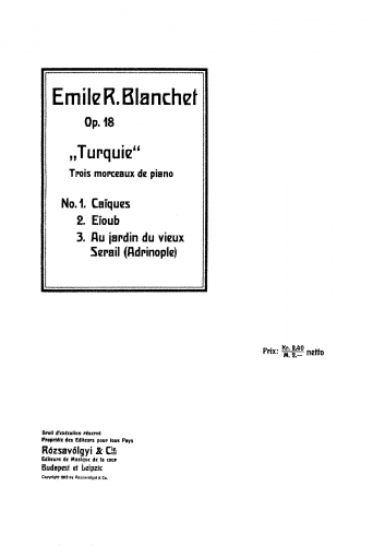 Blanchet - Turquie - Book 1