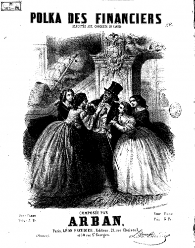 Arban - Polka des financiers - Score