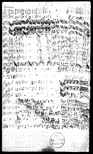 Bach - Heilig ist Gott, der Herr Zebaoth - Score