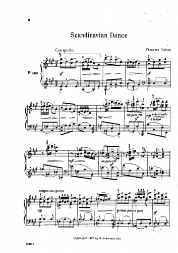 Alden - Melodious Program Etudes - 3. Scandinavian Dance