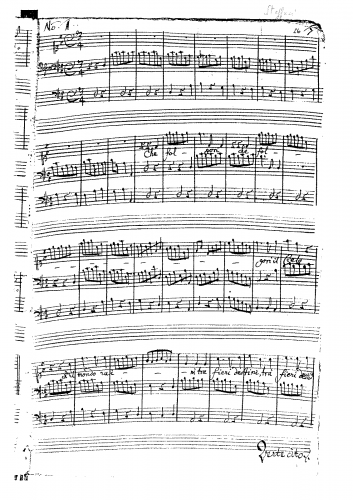 Steffani - Orlando generoso - Scores 4 Selected Arias - Score