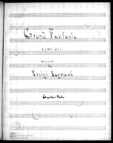 Legnani - Grande Fantasia - Score