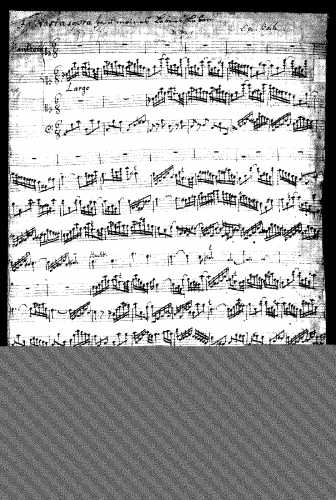 Kirnberger - Allemande - Score