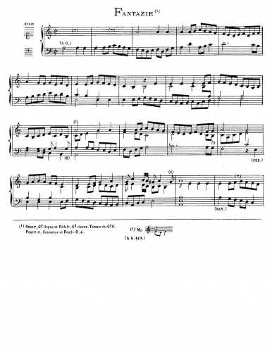 Philips - Fantasie IX - Score