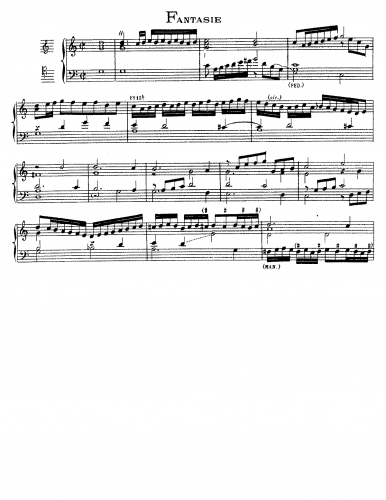 Philips - Fantasie VIII - Score