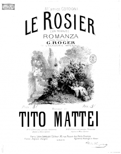 Mattei - Un rosajo - Score