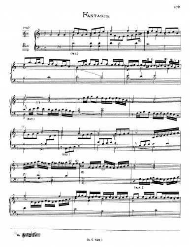 Philips - Fantasie XVI - Score
