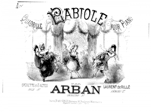 Arban - Quadrille sur 'Babiole' - Score
