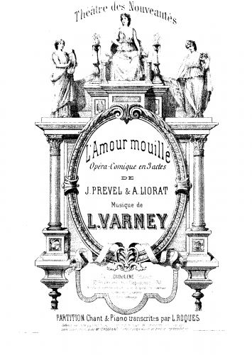 Varney - L'amour mouillé - Vocal Score - Score