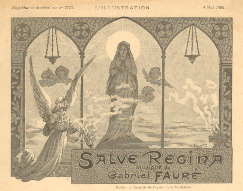 Fauré - 2 Songs, Op. 67 - Voice and Organ No. 1. "Salve Regina" - Score